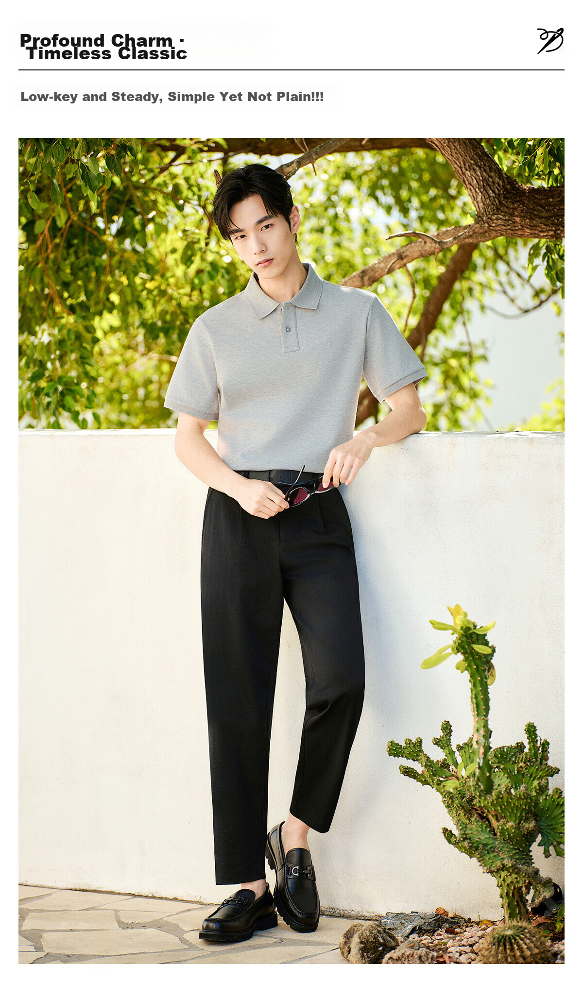 Baoxiniao Men's Short Sleeve Polo Shirt Business Casual Collared T-Shirt KESTA1204AU 5